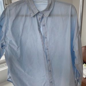 Oversize blue shirt